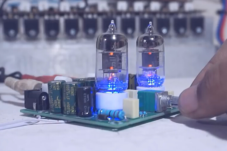 AC 12V Tube Buffer Preamplifier DIY Kit Audio Signal Board Soldering